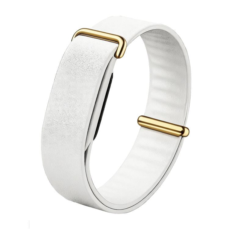 Solid Color PU Leather Loop Watch Band