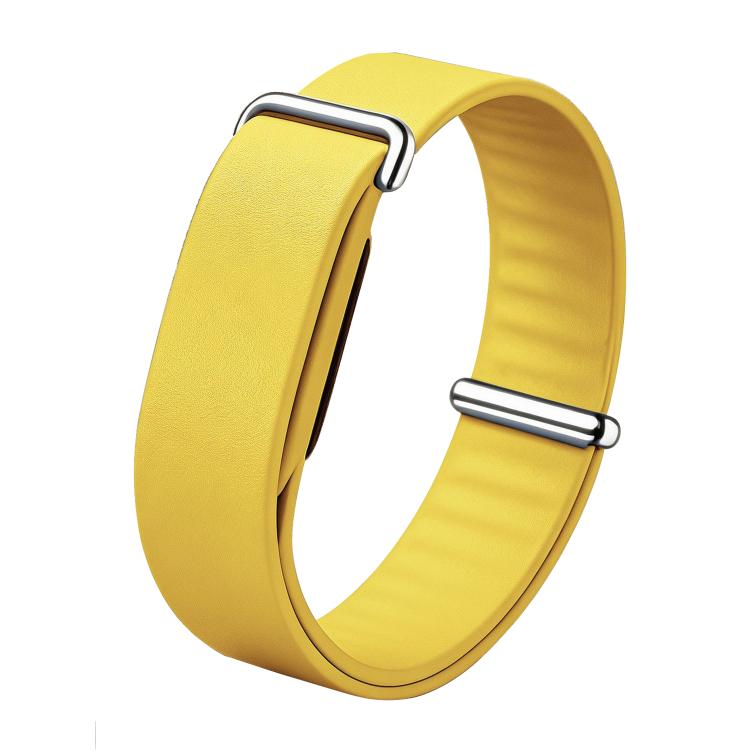 Solid Color PU Leather Loop Watch Band
