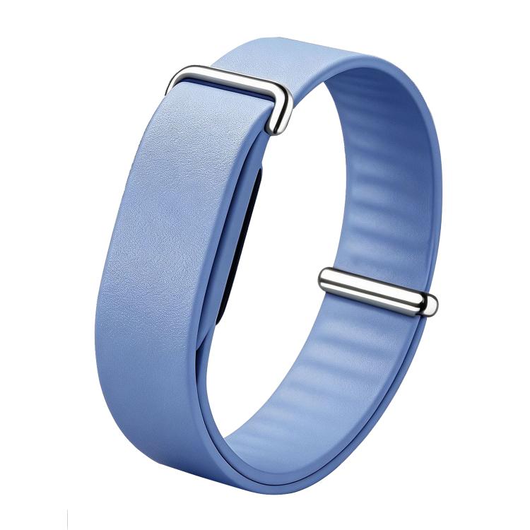 Solid Color PU Leather Loop Watch Band