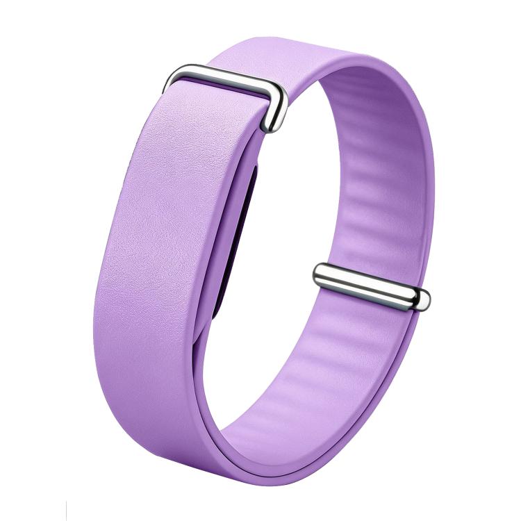 Solid Color PU Leather Loop Watch Band