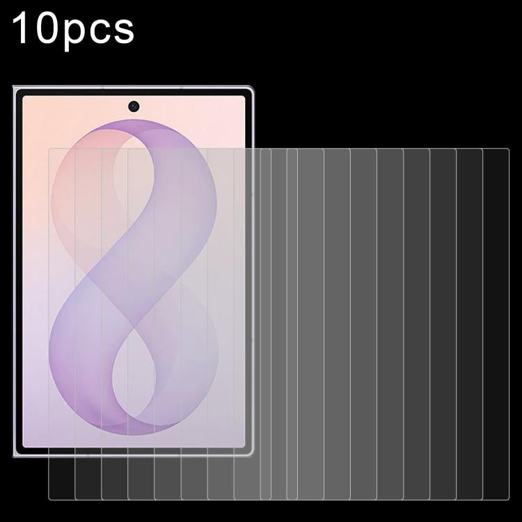 10pcs 0.26mm Medium-Alumina Tempered Glass Film