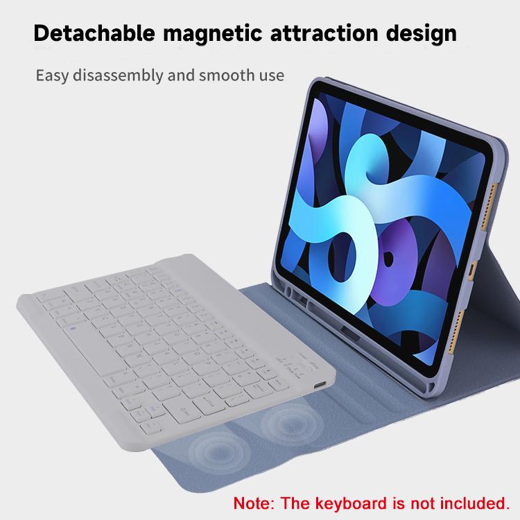 Solid Color Smart Tablet Leather Case with Pen Slot — view 11