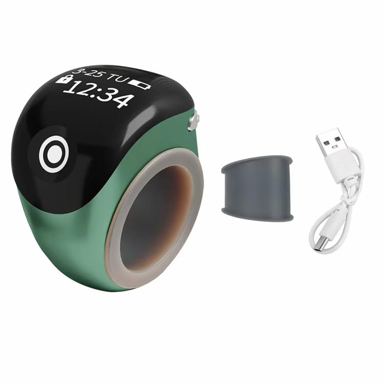S8 Pro Adjustable Size Touch Smart Bluetooth Prayer Ring Counter — S8 Pro (Black)
