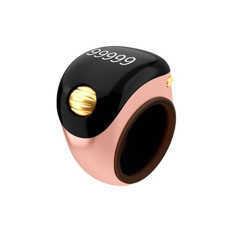 S8 Adjustable Size Rolling Smart Bluetooth Prayer Ring Counter — S8 (Black)