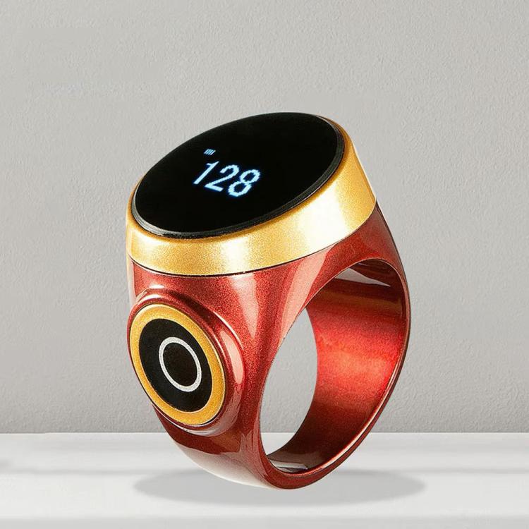 S9 Adjustable Size Button Smart Bluetooth Prayer Ring Counter