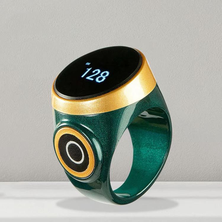 S9 Adjustable Size Button Smart Bluetooth Prayer Ring Counter — S9 (Rose Gold)