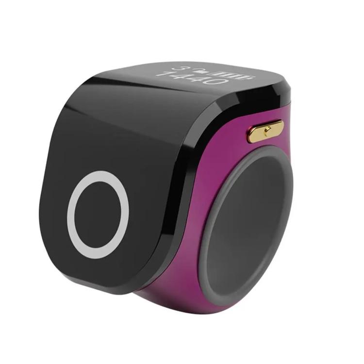 S10 Adjustable Size Touch Smart Bluetooth Prayer Ring Counter — S10 (Pink)