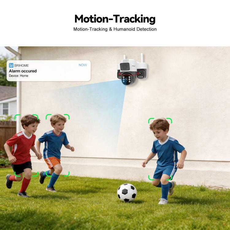 Srihome SH073 6MP Triple Lens Panoramic Surveillance HD Camera — view 15