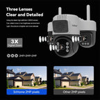 Srihome SH073 6MP Triple Lens Panoramic Surveillance HD Camera — view 8