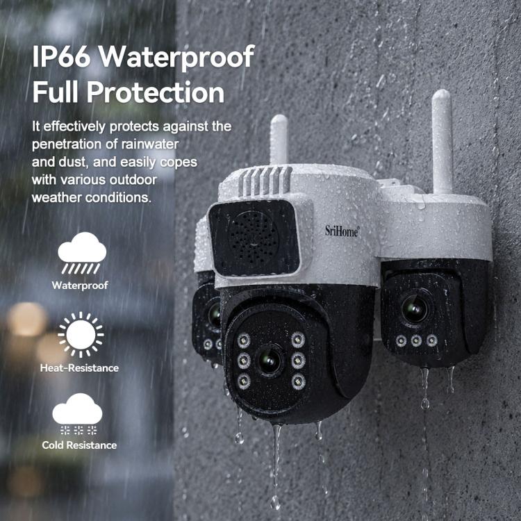 Srihome SH073 6MP Triple Lens Panoramic Surveillance HD Camera — view 14