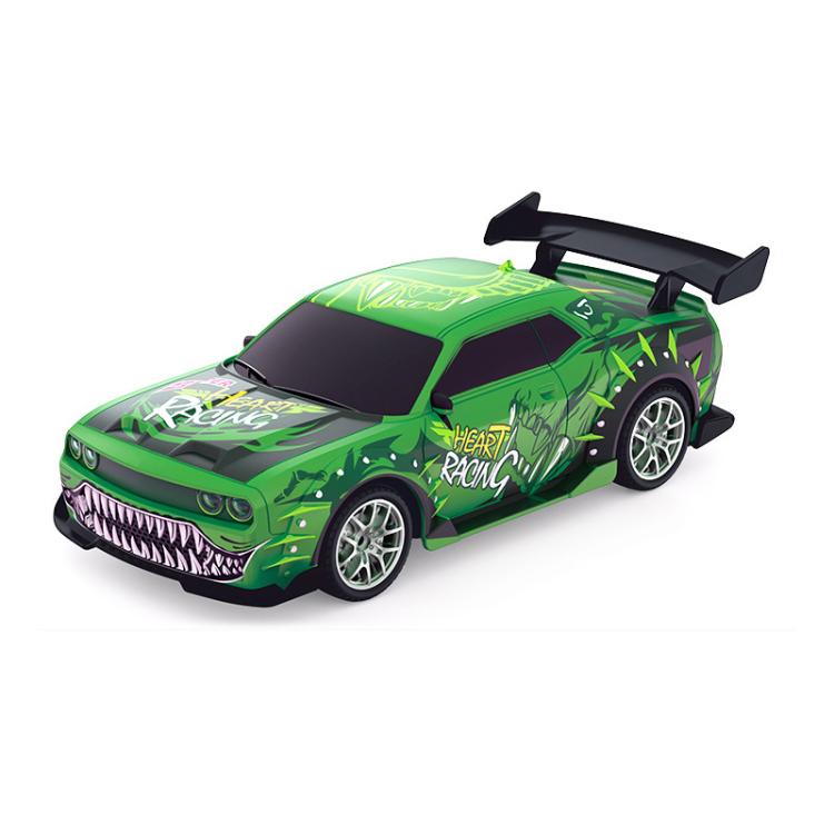 JJR/C Q247 Trendy Graffiti Drift Racer 2.4G RC Car — B-Green