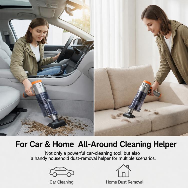 SUITU ST-153A Plus Handheld Blow Suction Combo Car Vacuum Cleaner with Inflation Function — view 12