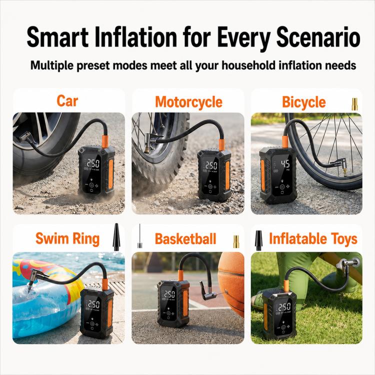 SUITU ZY-003B Car Wireless Tire Inflatable Pump Electric Air Tire Inflator — view 11