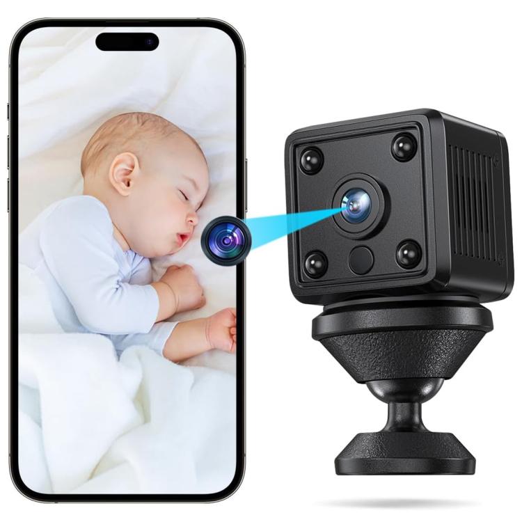 X6 Mini Cube 1080P HD WIFI Home IP Camera Supports Night Vision Type-C Charging