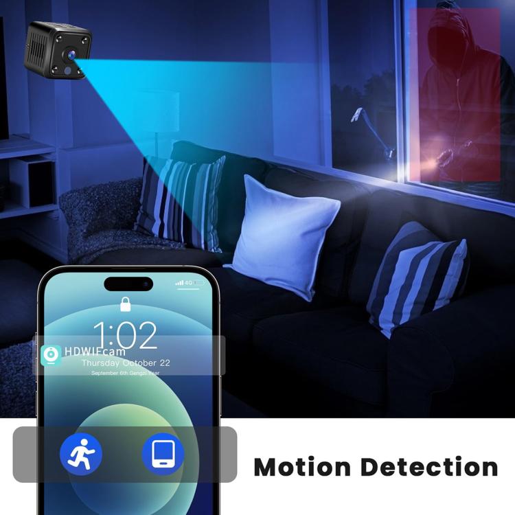 X6 Mini Cube 1080P HD WIFI Home IP Camera Supports Night Vision Type-C Charging