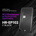 THERMALRIGHT HR-EP102 C 10Gbps M.2 NVMe SSD Enclosure with Type-C to Type-C Cable — HR-EP102 C C-C Cable