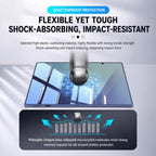 XDcase 5 PCS/Pack Silk Screen Printed Anti-Peep Tempered Glass Screen Protector