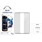 XDcase 5 PCS/Pack Silk Screen Printed HD Tempered Glass Film