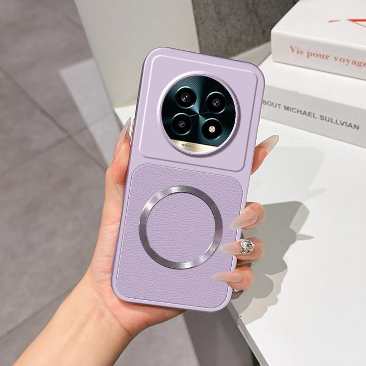 Lambskin Series Magnetic Skin Feel Phone Case — Silver