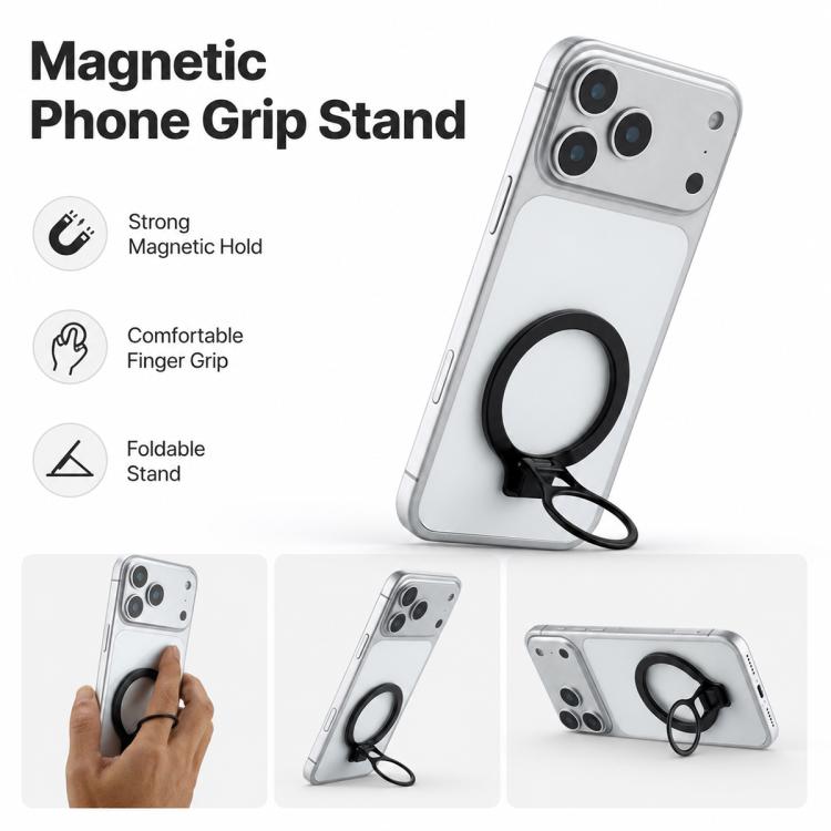 CPS-063 Magnetic Foldable Ring Phone Holder