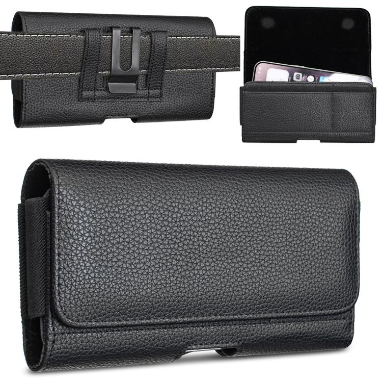 BFB21 Horizontal Litchi Texture Vegan Leather Phone Waist Bag — view 11