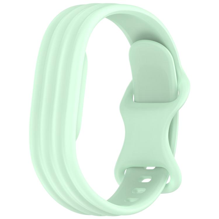 xDfind Integrated Solid Color Butterfly Buckle Silicone Watch Band