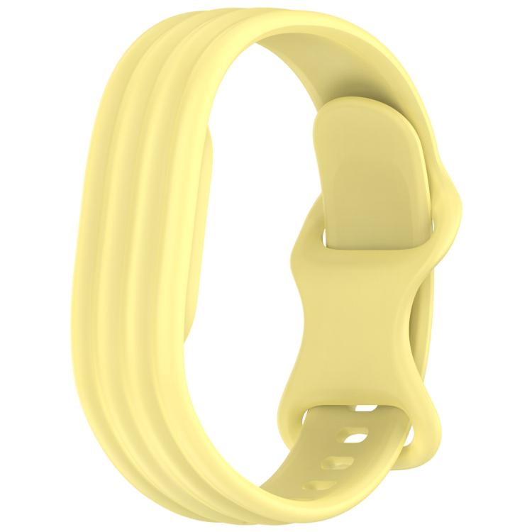 xDfind Integrated Solid Color Butterfly Buckle Silicone Watch Band
