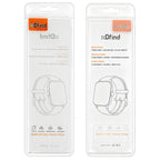 xDfind Integrated Solid Color Butterfly Buckle Silicone Watch Band