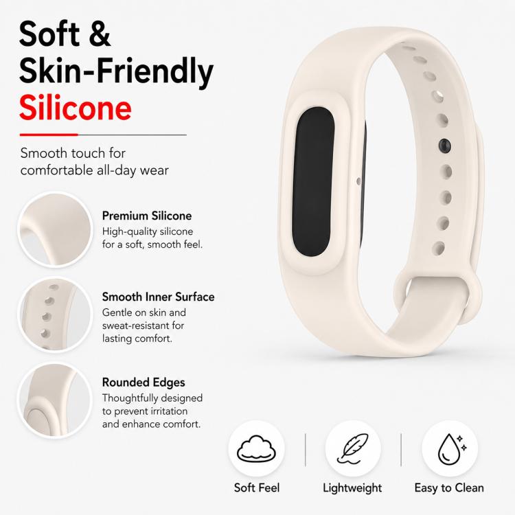 xDfind Integrated Color Blocked Silicone Watch Band