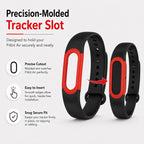 xDfind Integrated Color Blocked Silicone Watch Band