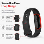 xDfind Integrated Color Blocked Silicone Watch Band