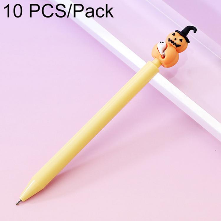 10 PCS/Pack Christmas Stress Relief Retractable Medium-oil Ballpoint Pen — Christmas Topper 3