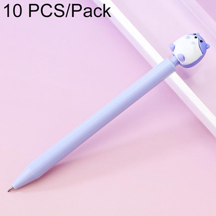 10 PCS/Pack Christmas Stress Relief Retractable Medium-oil Ballpoint Pen — Christmas Topper 4