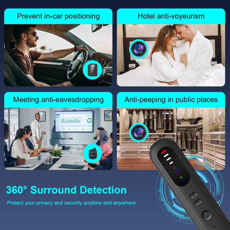 T06 Camera Detector Infrared Magnetic Detection Privacy Alarm