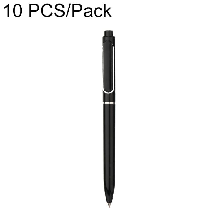 10 PCS/Pack Retractable 0.5mm Bullet Tip Signature Gel Pen