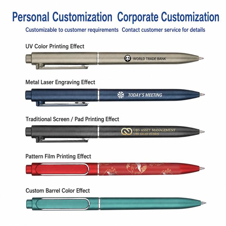 10 PCS/Pack Retractable 0.5mm Bullet Tip Signature Gel Pen