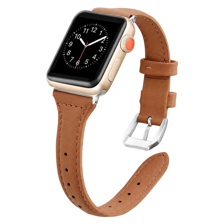 xDfind Slim Waist Vegan Leather Watch Band — Black