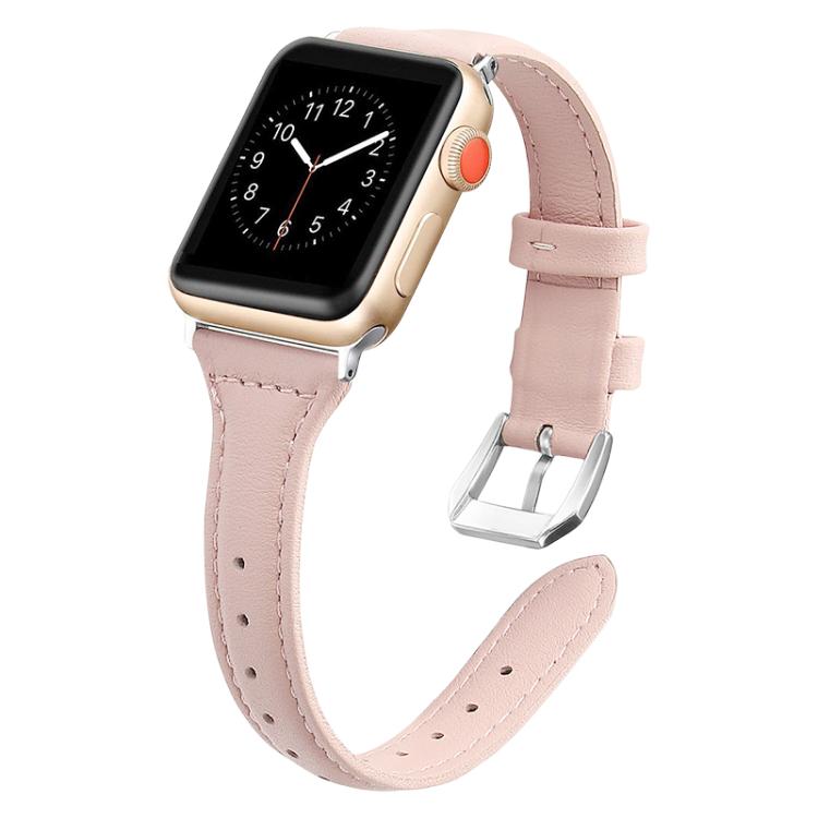 xDfind Slim Waist Vegan Leather Watch Band — Brown