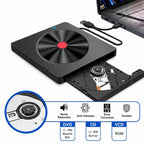 CD Burner External Optical Drive for Laptops