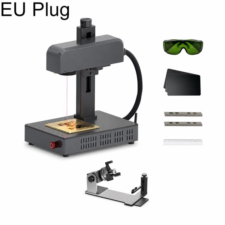 DAJA M1 Ultra Mini Fiber Laser Marking Machine 10W High-Power Fully Automatic Fiber Optic Engraving Machine