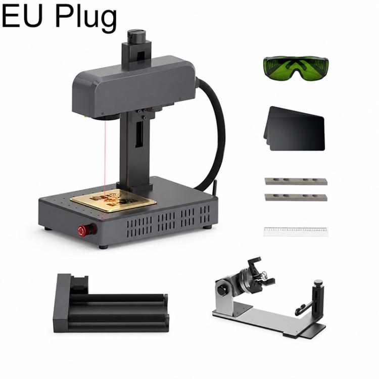 DAJA M1 Ultra Mini Fiber Laser Marking Machine 10W High-Power Fully Automatic Fiber Optic Engraving Machine