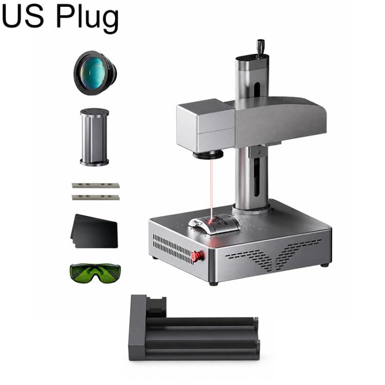 DAJA S4Pro High-Power Fiber Laser Marking Machine Small Fully Automatic Fiber Optic Metal Engraving Machine