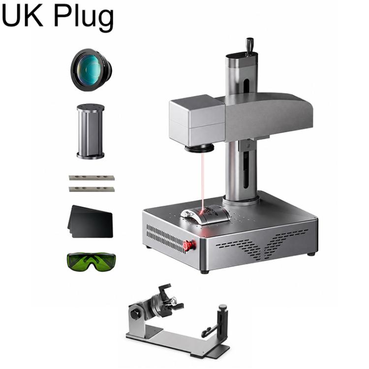DAJA S4Pro High-Power Fiber Laser Marking Machine Small Fully Automatic Fiber Optic Metal Engraving Machine