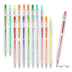 SHANDS Retractable Colored Gel Pens Quick Dry Fine Point Pens for Journal Drawing