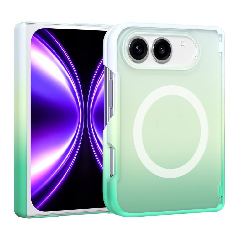 Macaron Gradient Magnetic PC Foldable Phone Case
