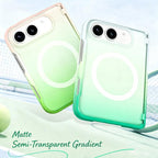 Macaron Gradient Magnetic PC Foldable Phone Case