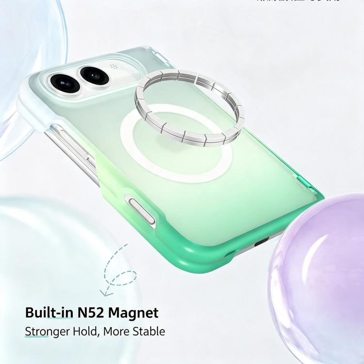 Macaron Gradient Magnetic PC Foldable Phone Case