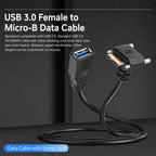 USB 3.0 Female to Micro-B Data Cable, Length: 0.2m — view 6