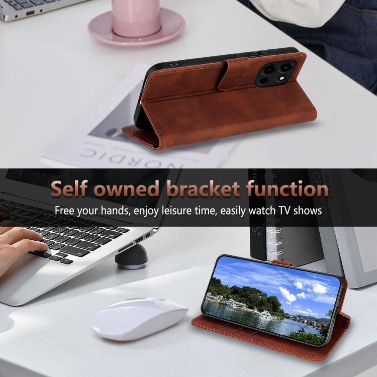 AZNS Skin Feel Calf Texture Flip Leather Phone Case