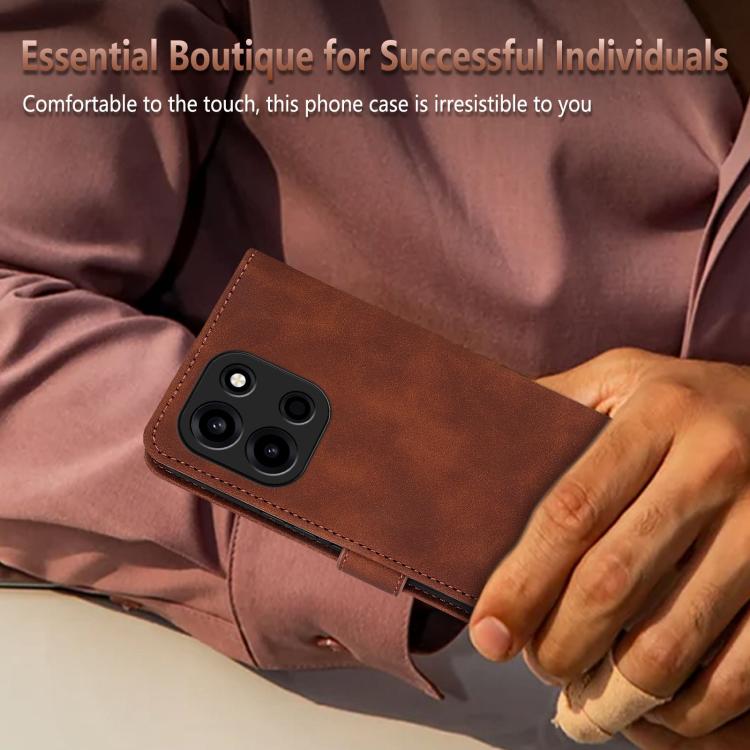 AZNS Skin Feel Calf Texture Flip Leather Phone Case